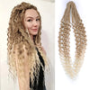 Handmade Dreadlocks Hair Extensions 24Inch Soft Crochet Dreadlock Braids Hair Synthetic Faux Locs Braids Hair For Women And Men