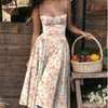 2024 Summer Sexy Spaghetti Strap Long Dresses Slim French Vintage Elegantes Style Suspender Party Dress Vestidos Robes Longues