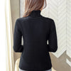 Turtleneck Winter Sweater Women Elegant Thicken Velvet Lined Warm Sueter Knitted Pullover Slim Tops Jersey Knitwear Jumper New