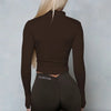 Women BUM New Sculpting Jacket Running Elasticity Yoga Jacket Slim Top Coat Women's Sports Jacket Gym Long Sleeves Women Zipper