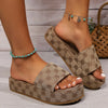 New Women Slippers Summer Fashion Platform Sandals Thick Sole Solid Color Slippers Party Party Women Beach Sandals Slides Women