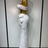 Women Sexy Camisole Floral Bandage Long Skirts 2-Piece Set 2025 Celebrity Elegant Party Cocktail Prom Gown Nightclub Outfit