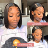 13x4 Glueless Lace Front Wig Human Hair Straight 13x6 HD Transparent Lace Frontal Wigs Short Bob Wig For Women Remy 250% Density