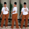 2 Piece Women Set Dashiki African Clothes Summer Autumn New Fashion Short Sleeve Top And Pants Suit Party Lady Matching Sets