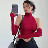 2025 New Spicy Girls Y2k Tops Oversleeve Sexy Turtleneck Tank Top for Women's Slim Fit Short tshirt Skinny Streetwear Crop Top