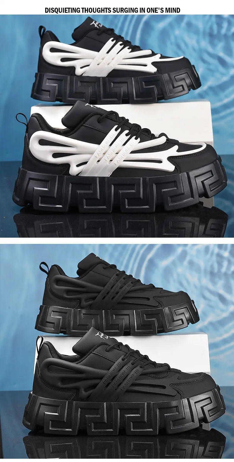 Casual Shoes For Men Street Style Walking Shoes Sneakers Thick Bottom Running basketball Shoes Male 2023 Vulcanized Sneakers Men