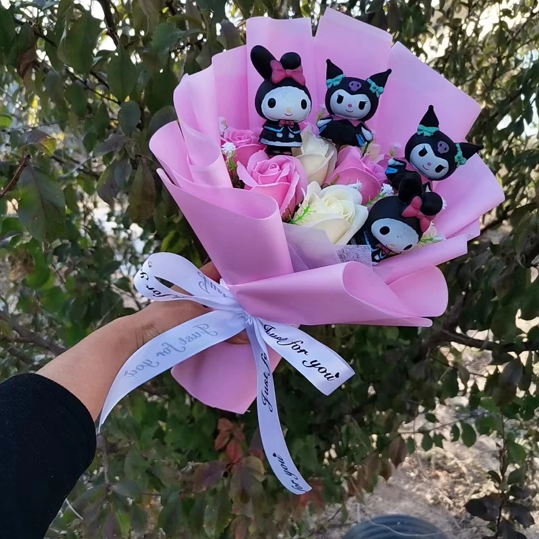 Party Anime Sitting Bear Minnie Mickey Cartoon Hand Office BouquetKids Birthday Valentine's Day Halloween Hallowmas Gift