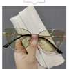 2024 Sexy Classic Vintage Cat Eye Sunglasses Woman Vintage Sun Glasses Female Ladies Cat Eye Sunglass 2024 Metal Frame Glasses