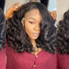 12A Raw Donor Human Hair Wigs 13x4 HD Lace Frontal 250% Density Unprocessed Vietnamese Double Drown Bouncy Wave Lace Frontal Wig