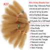 Afro Kinky Curly Hair Bulk Synthetic 12inch Ombre Marley Twists Braiding Hair #1B 4 27 30 33 99J Green Ombre Purple Brown Colors