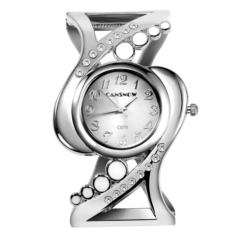 New Design Women Bangle Wristwatch Quartz Crystal Luxury Relojes Rhinestone Fashion Female Watches Hot Sale Eleagnt Mujer Watch