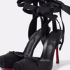 Ladies' New Summer Square Satin High-heeled Sandals with Ankle Straps, Fashionable Party and Banquet Ballet High-heeled Shoes