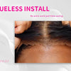 Salt and Pepper Loose Wave Lace Front Bob Wig Human Hair Side Part  5x5 HD Closure Lace Wig Ready To for Black Women