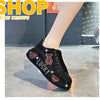 2024 Autumn New Luxury Women's Sports Shoes Cartoon Water Diamond Women's Shoes Luxury Fashion Flat Casual Shoes zapatos mujer