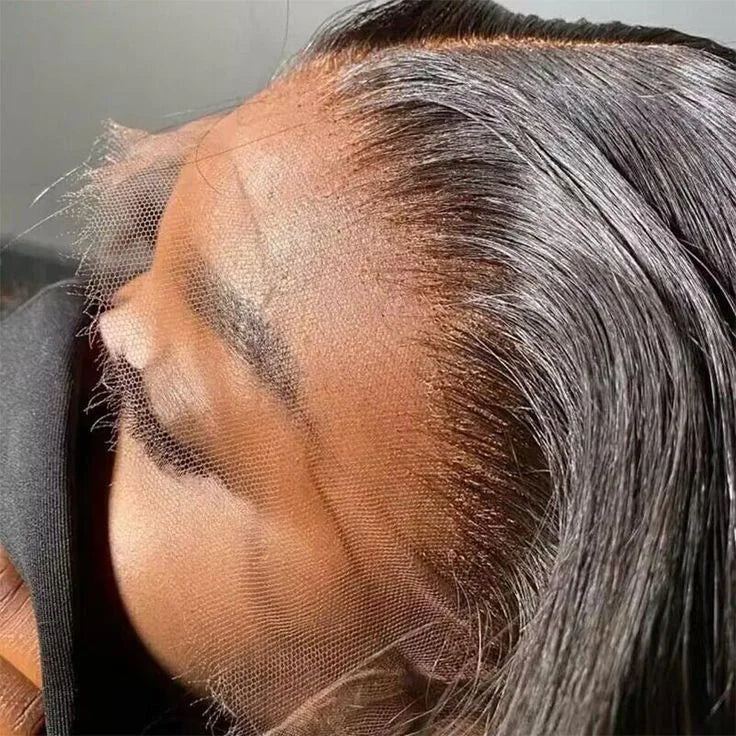 250 Density 13x6 HD Lace Frontal Wig Invisible Real HD Lace 13x4 Full Frontal Lace Wig Straight Pre Plucked Virgin Human Hair