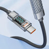 Toocki Type C to Type C Cable 100W PD Display Fast Charging Charger USB C to USB C Transparent Cable For Xiaomi Macbook