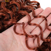 Beach Curl Crochet Hair Gogo Curl Crochet Hair 18 Inch Ombre Brown Blonde Bug Ginger T30 Synthetic Deep Wave Twist Crochet Braid