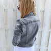 Women Jean Jacket Casual Slim 2025 Spring Autumn Solid Long Sleeve Turndown Collar Cowboy Coat Fashion Denim Jacket Plus Size