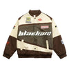 Retro Gothic Alphabet Embroidery Oversized Motorcycle Uniform Baseball Uniform Men's Y2K New Trend Harajuku Hip-Hop Joker Jacket