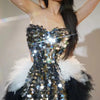 Heavy Industry Diamond Skincare DressEvent Party Performance Nightclub StageD] Singer Model G0G0 sexyPerformance Dress