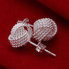 Top Quality 925 Sterling Silver Earrings Simple Round Circle Hoop Earrings For Woman Fashion Wedding Engagement Charm Jewelry
