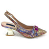 2024 Rhinestone Pointed-Toe High Heels Shoes and Bags Set for Women Wedding and Party Elegant Luxury Fashion in Wine Color