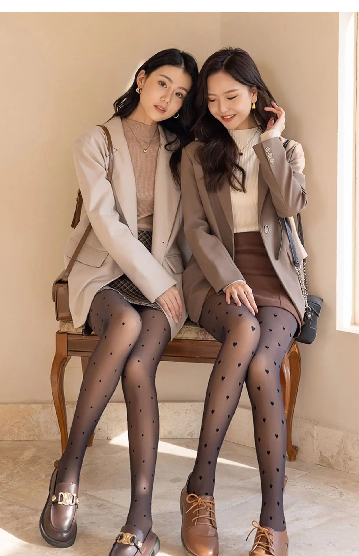 New Warm Tights For Women Winter Fleece Leggings Thermal Stockings Woman Insulated Printed Pantyhose