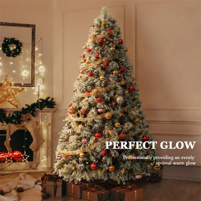 8-foot Tall Christmas Tree , Spray White on the head With Haw and Pine Nut,  for Holiday Decoration