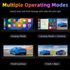Develuck 10.26" Car DVR 350° Adjustable Carplay Android Auto Dash cam 4K Front&1080P Rear Camera Voice Control WIFI Dual lens FM
