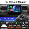 Android 14 Carplay Auto For Renault Master 2019 2020 2021 2022 Car Radio Navigation DVD Video Player 2 Din Stereo 360 Camera DSP
