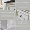 Farmhouse 7 drawer dresser, 57" large Roman column chest of drawers, bedroom, hallway, living room storage dresser.