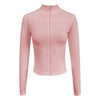 Women BUM New Sculpting Jacket Running Elasticity Yoga Jacket Slim Top Coat Women's Sports Jacket Gym Long Sleeves Women Zipper