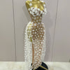 Sexy Mesh See Through Flowers Backless Long Dress 2025 Women Elegant Party Wedding Celebrate Evening Gown Prom Hotwife Outfit