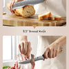 XINZUO 1-8pcs Kitchen Knife Set 73 Layers Custom Damascus Steel 15°±1 Per Side Steel Blade with Olive Wood Handle