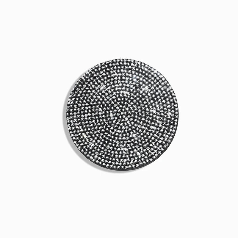 2Pcs Car Non Slip Water Cup Pad Diamond Car Coaster Water Cup Insert Coasters Pads Universal Car Cup Holder Interior Accessories