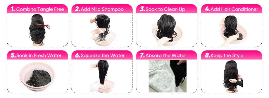 Highlight Green Colored 6X4 Lace Closure Wig Pre Plucked Glueless Human Hair Wigs For Women 200% Body Wave 13x4 Lace Frontal Wig