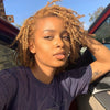 Human Hair Dreadlock Extentions Deep Goddess Human Hair Dread Loc Color Goddess Braids Hair For Black Goddes Loc Youmay Virgin