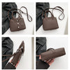 PU Square Compact Shoulder and Crossbody Bags Zipper Unique Design High Quality Hand Bags for Women 2025 Designer Style Bolso