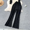 Women  Three-dimensional floral  loose T Shirt Bodycone Tops Female High Street Y2k Tops  Summer Two Piece Set