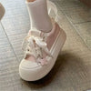 SHANPA Platform Sneakers Women Fashion Pink Sweet Korean Style Shoes for Women 2024 Autumn Versatile Comfortable Niche Shoes
