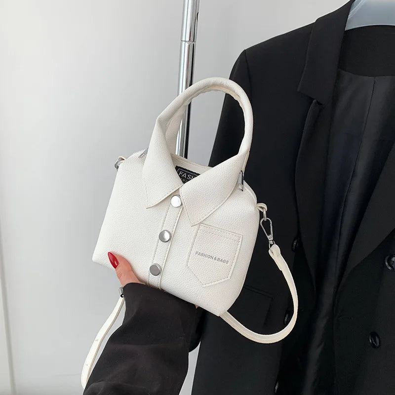 PU Square Compact Shoulder and Crossbody Bags Zipper Unique Design High Quality Hand Bags for Women 2025 Designer Style Bolso