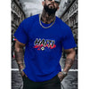 【New Arrival】Men Haiti 2026 Soccer Fan T-Shirt Red Short Sleeve Crewneck Tee Haitian Football Flag Inspired Tops