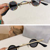 Fashion Diamond Round Sunglasses Women Luxury Rhinestone Shades UV400 Sun Glasses Female Punk Brand Designe Eyewear Men Eyeglass