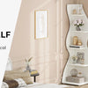 Tribesigns Corner Shelf, Modern 5-Tier Wall Corner Bookshelf, Stylish Corner Small Bookcase Storage Rack Plant Stand