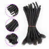 Malaika Locs Extension Human Hair 8 Inch Full Handmade Permanent Dreadlock 0.6cm Dreadlock Extension 30 Str Human Hair Locs