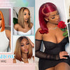 210% Density Vietname Super Double Drawn Bone Straight 13x4 Frontal Bob Wig with 100% Human Hair 613 Honey blond For Black Women