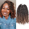 Pre-twisted Passion Twist Crochet Hair for Black Women Crochet Braids Pre-looped Synthetic Braiding Hair Extensions