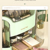 Transparent Desk Makeup Organizer Box Large Capacity Cosmetic Jewelry Storage Drawer Bathroom Dressing Table Sundries Container