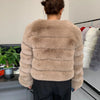 Damenmode Kunstpelzmantel superheiß Herbst Winter Damen kurze Kunstfuchsjacke flauschig hohe Qualität 7XL Damen Pelzmäntel