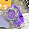 Luminous Quartz Watch for Women Personality Rhinestone Led Fashion Geneva Male and Female Students Couple Jelly Wrist Watches
